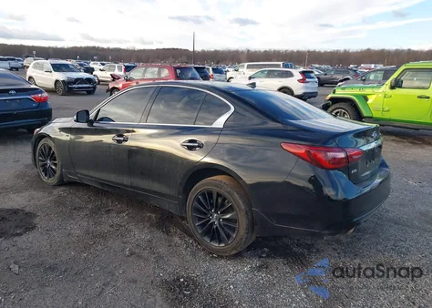 2018 Infiniti Q50 3.0T Luxe from USA, damaged, VIN JN1EV7AR9JM432273
